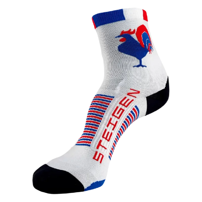 Socks with fleece softness-Steigen - Half Length Running Socks - France