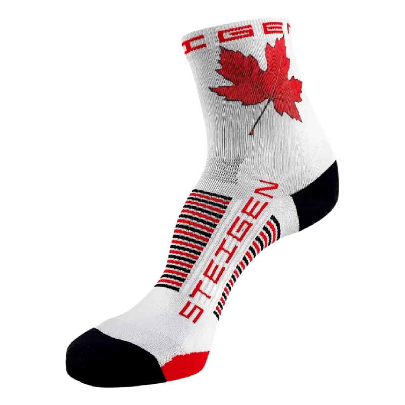 Socks with silk comfort-Steigen - Half Length Running Socks - Maple Leaf