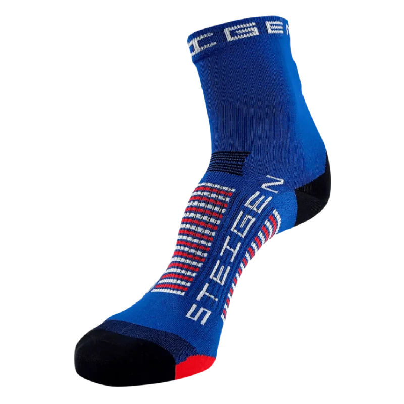 Thermal socks with thick weave-Steigen - Half Length Running Socks - Midnight Blue