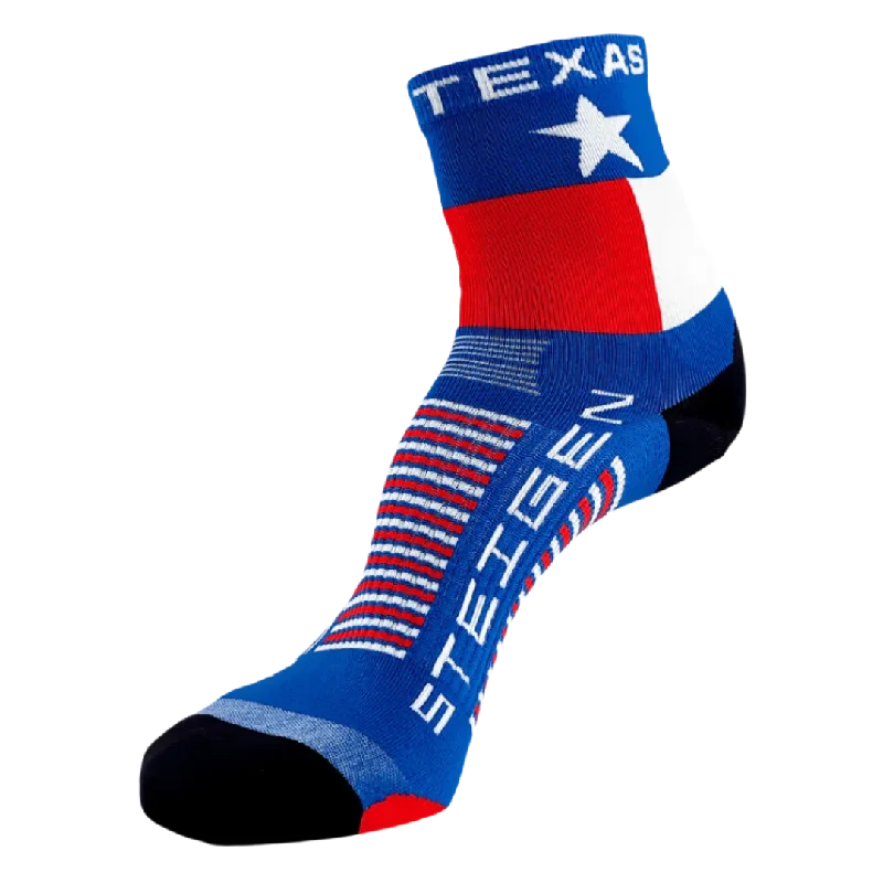 Socks with elastic weave-Steigen - Half Length Running Socks - Texas