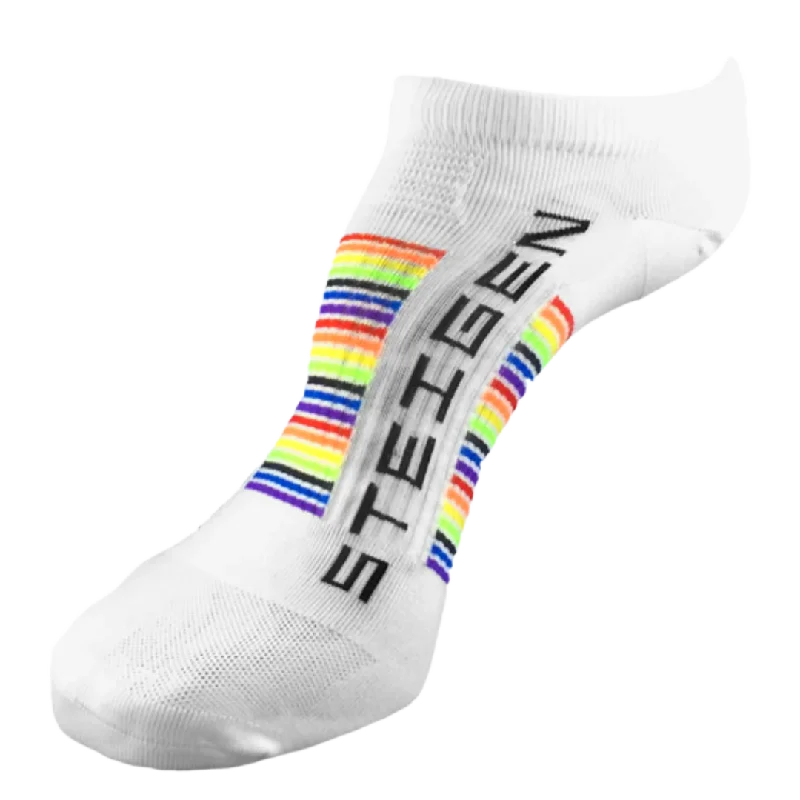 Socks with camo details-Steigen - Zero Length Running Socks - Rainbow