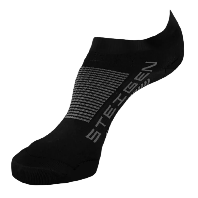 Winter silk socks-Steigen - Zero Length Running Socks - Black