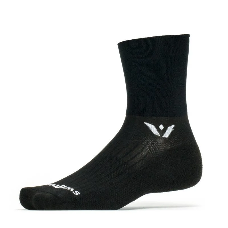 Polka dot cashmere socks-Swiftwick Aspire Four - Quarter