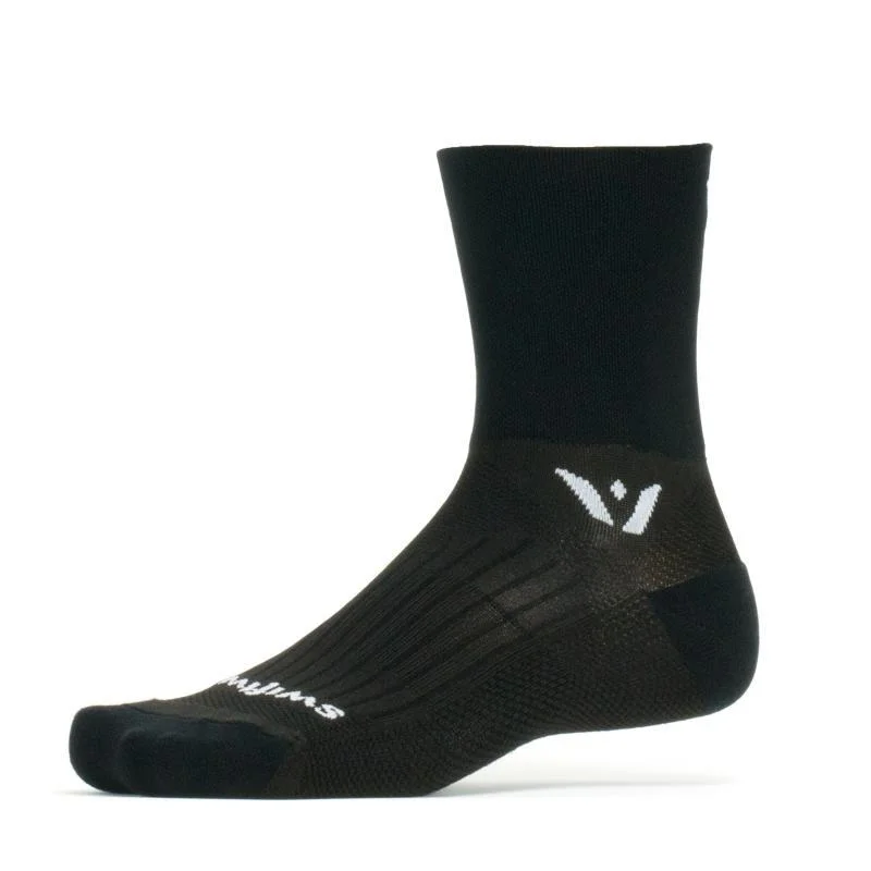 Plaid cotton socks-Swiftwick Performance Four - Quarter