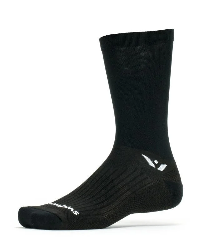 Floral fleece socks-Swiftwick Performance Seven - Crew