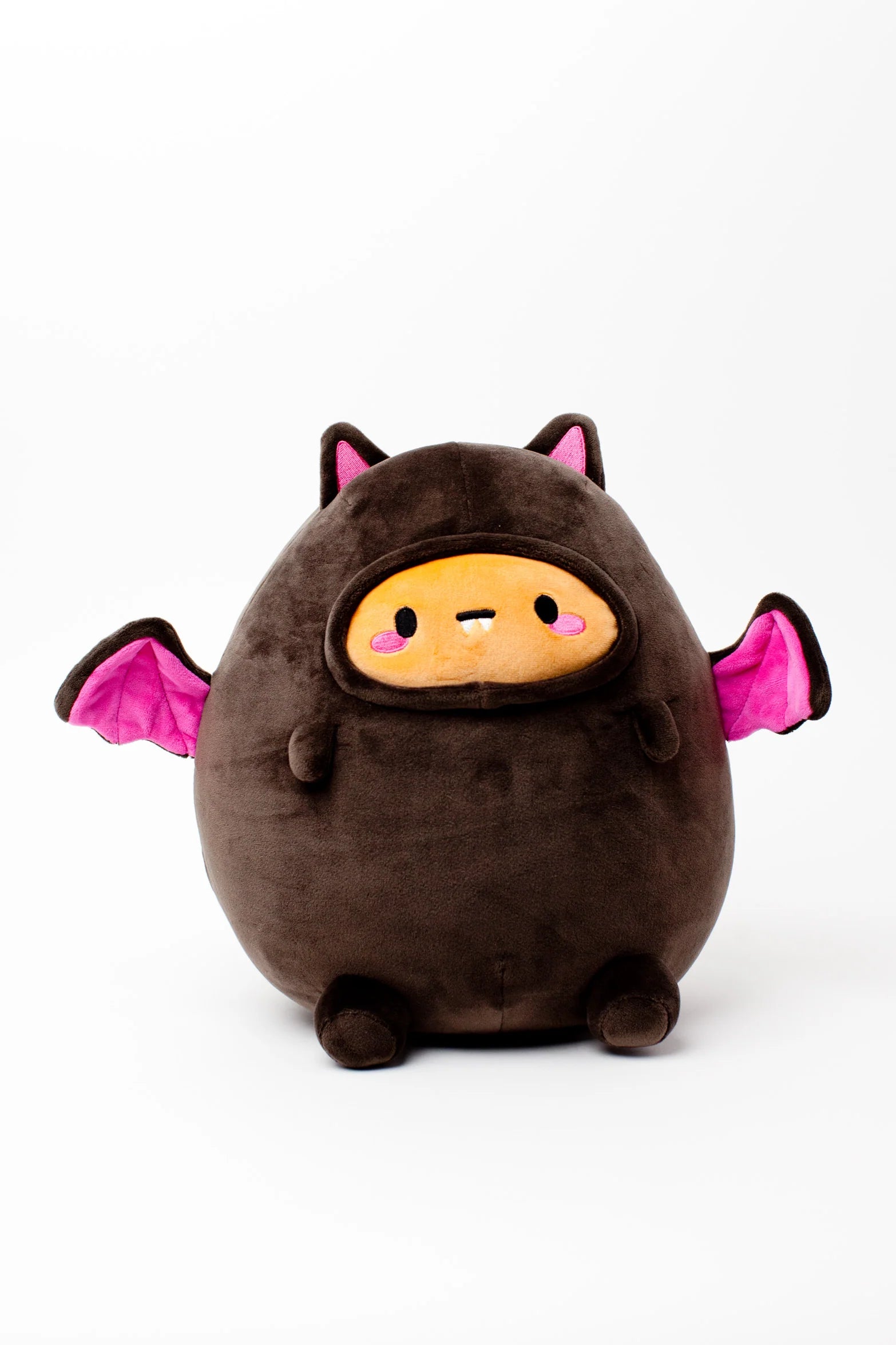 Pink ankle socks-Tayto Bat Midi Mochi Plushie