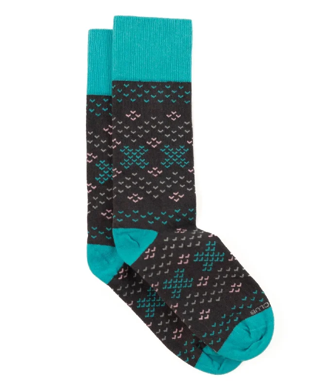 Polka dot socks for quirky style-The Amelia - Onyx