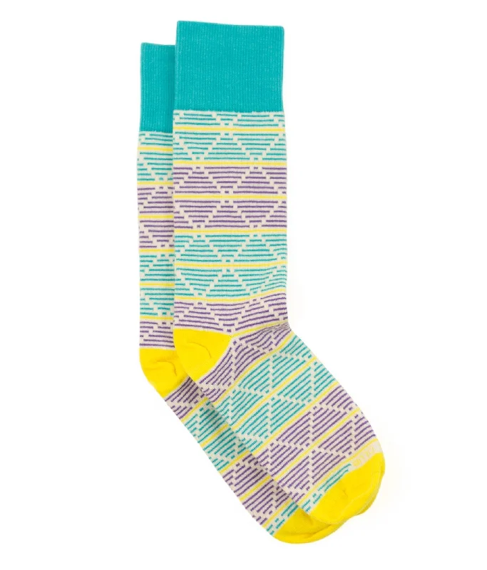 Green thermal socks-The Daedalus - Yellow