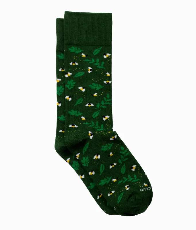 Summer fleece socks-The Firefly - Pine