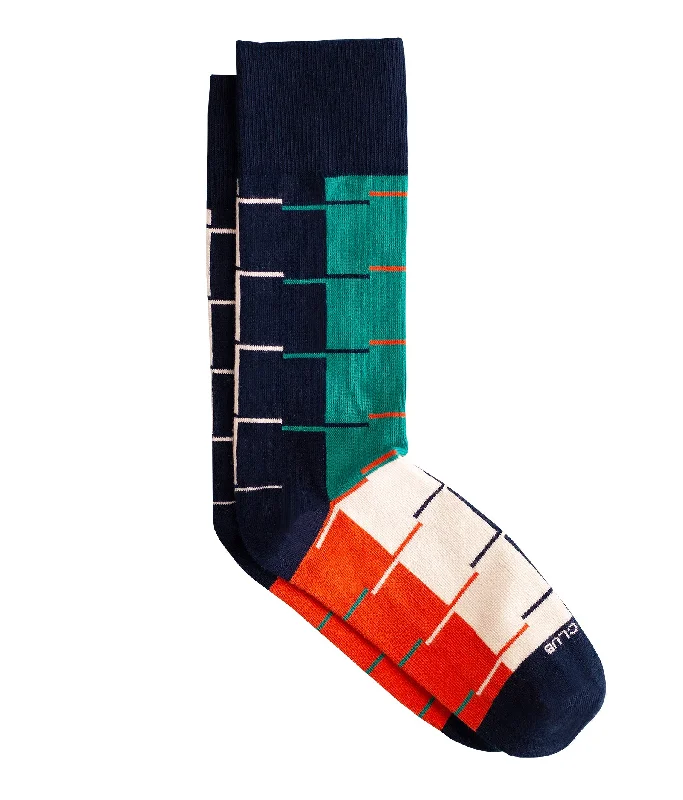 Vintage fleece socks-The Lorenz - Teal