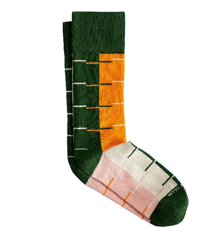 Brown bamboo socks-The Lorenz - Pine