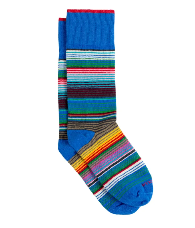 Non-slip socks with padding-The Pascal - Blue