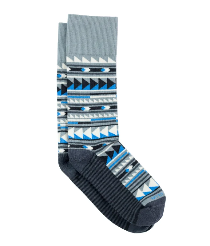 Socks with Santa designs-The Skadi - Concrete