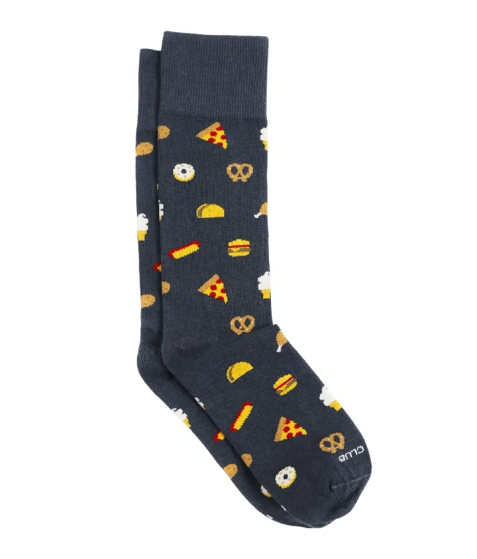 Designer knit socks-The Smorgasbord - Charcoal