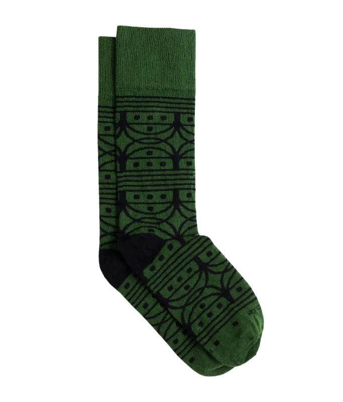 Vintage silk socks-The Venn - Pine