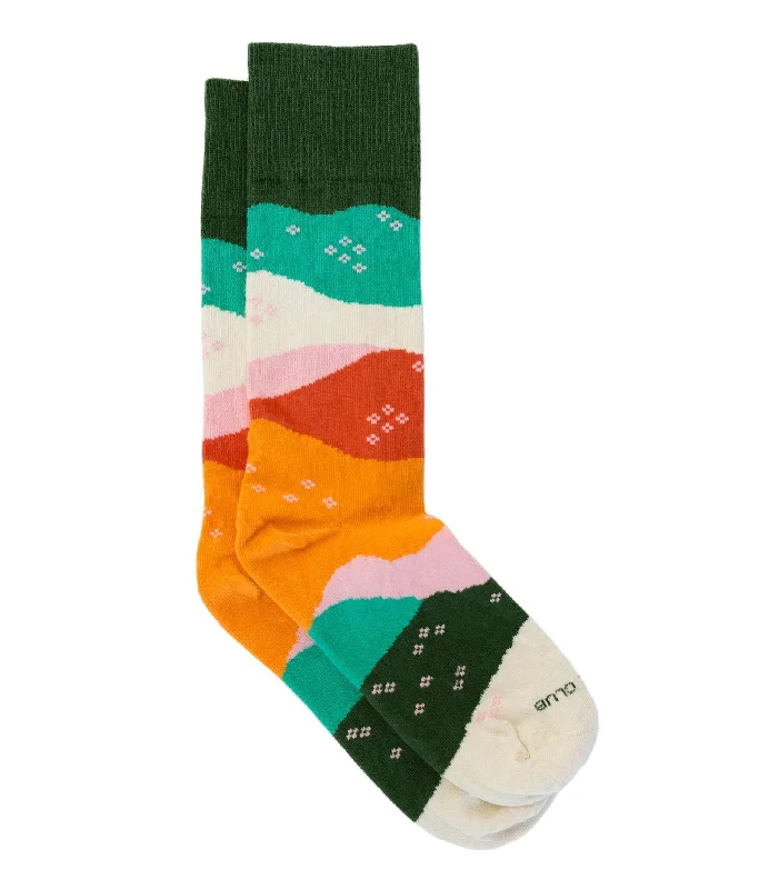 Thin cotton socks for heat-The Vista - Clementine