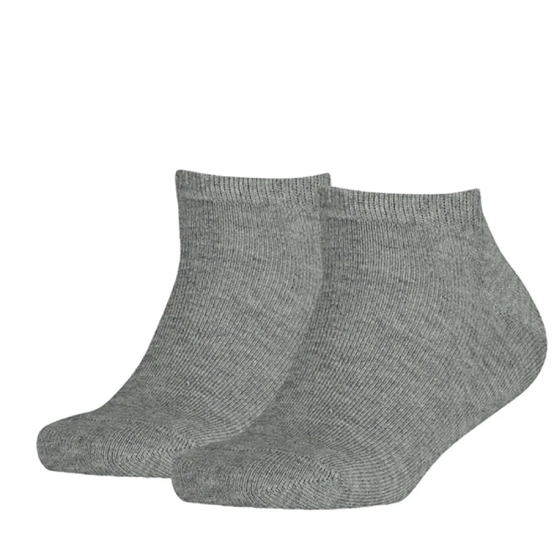 Purple wool socks-Tommy Hilfiger 2-pack Sneaker Socks Middle Grey Melange