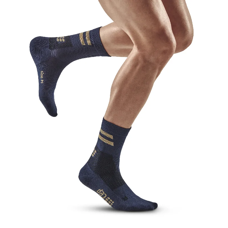 Striped bamboo socks-CEP Training Mid Cut Compression Socks