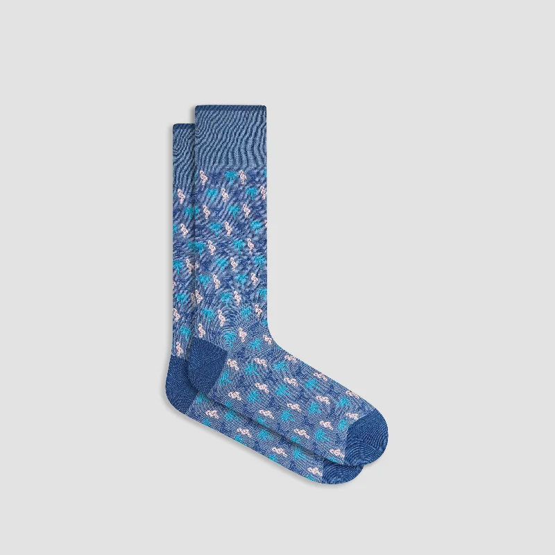 Handmade fleece socks-Tropical Mid-Calf Socks