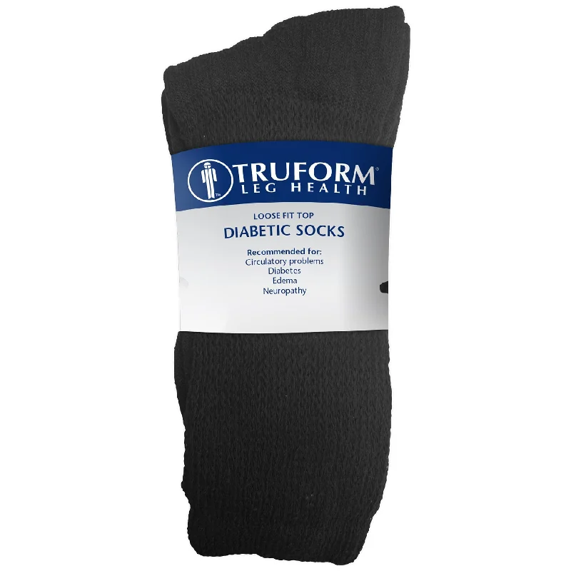 Striped wool socks-TRUFORM Diabetic Socks