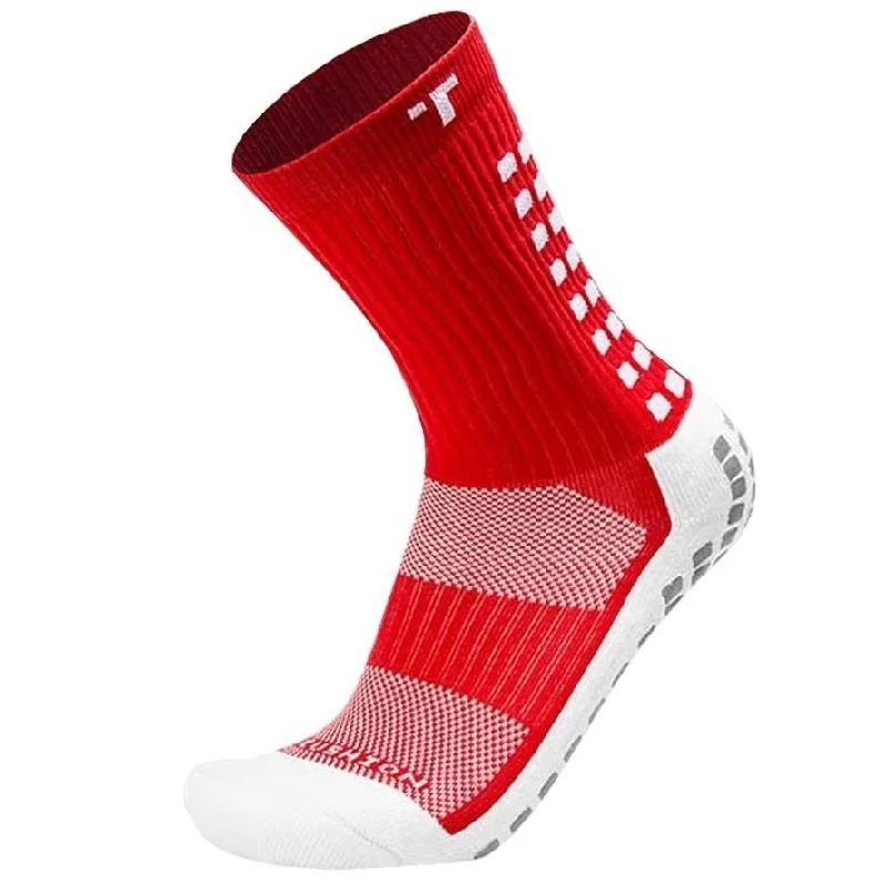 Handmade wool socks-TRUsox 3.0 MidCalf Crew Sock [Red]