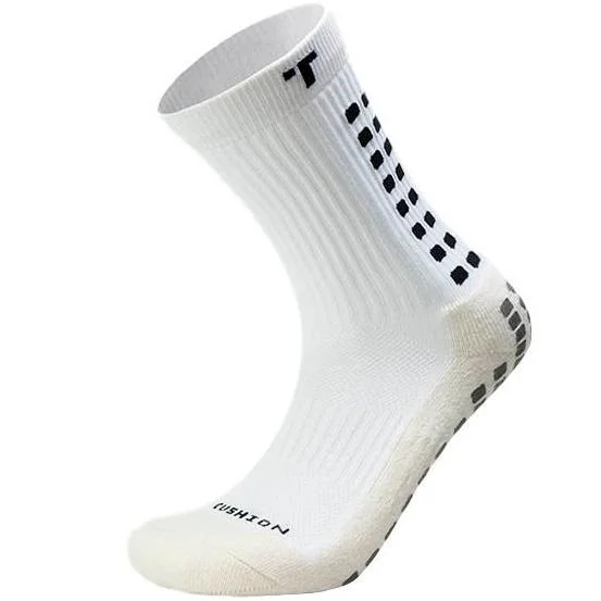 Custom knit socks-TRUsox 3.0 MidCalf Crew Sock [White]