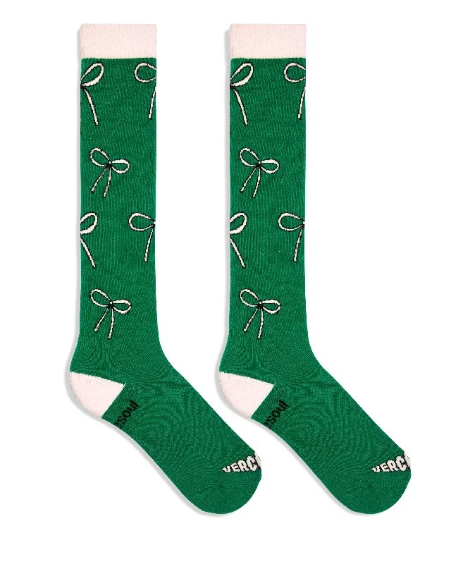 Socks with holiday stars-Verconiik Ultrahigh Sock