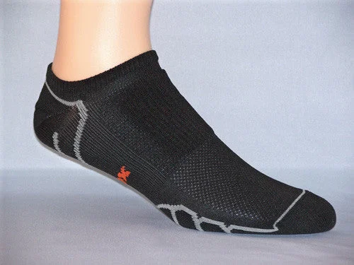 Plaid silk socks-Vitalsox Ultra Light Weight - Ghost (No Show)