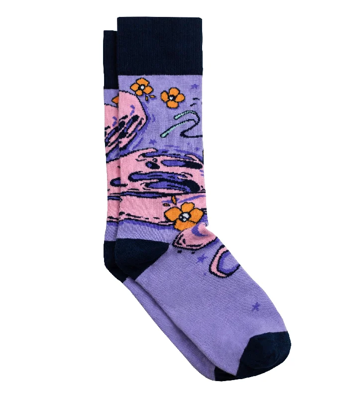 Compression socks with fit-The Fish Sock - Limited Edition Artist Collaboration