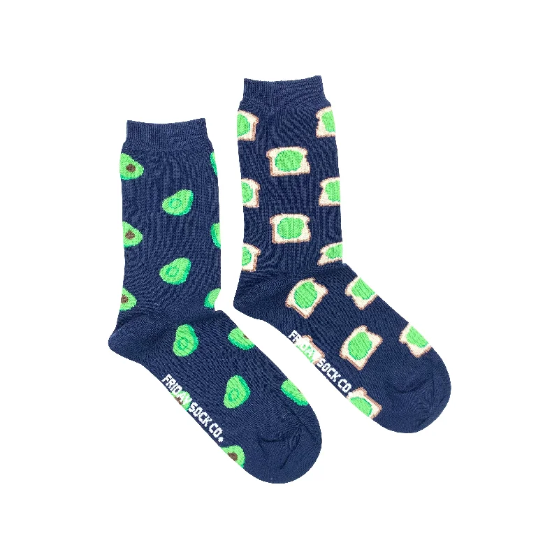 Custom bamboo socks-Women's Avocado & Toast Socks