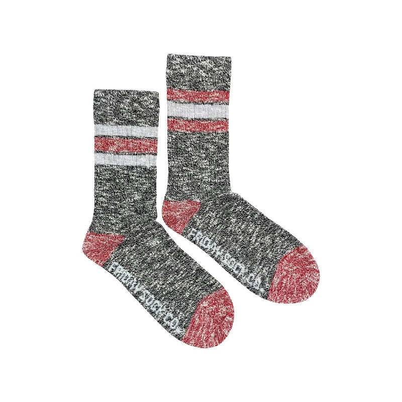 Compression socks with grip-Women's Black Bear Camp Socks