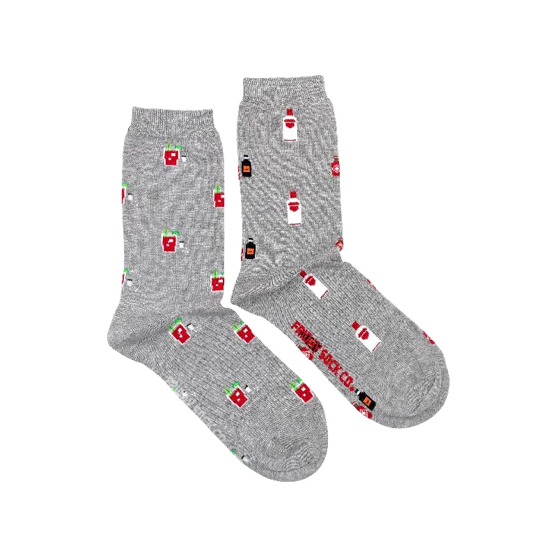 Socks with plaid weave-Women's Caesar Socks