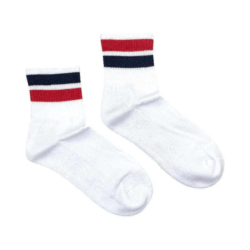 Solid fleece socks-Women's Classic Athletic Socks