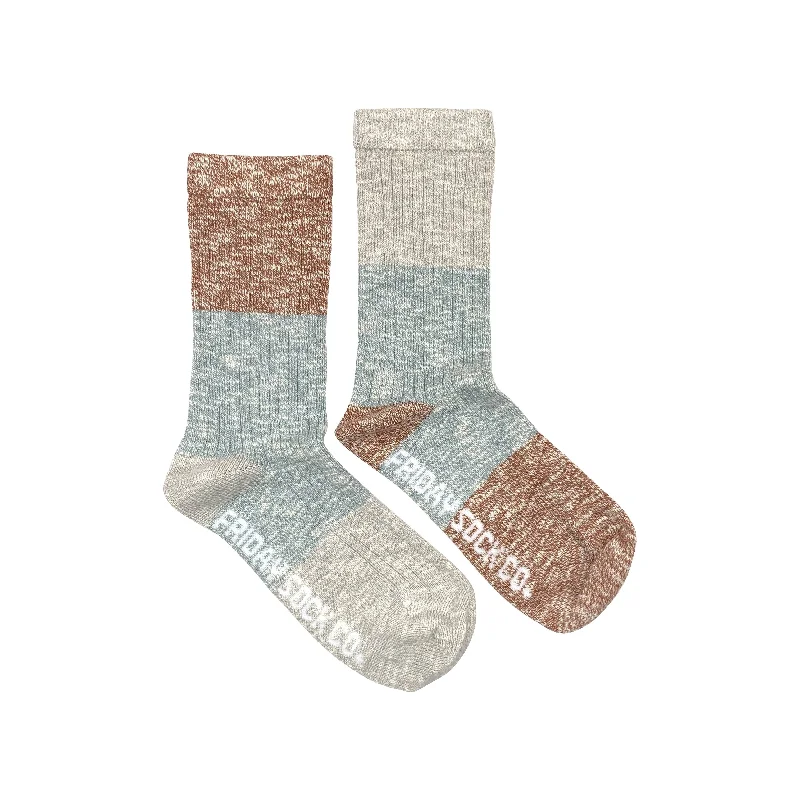 Fall knit socks-Women's Coastline Camp Socks