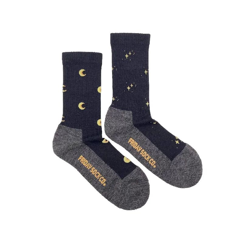 Solid knit socks-Women's Moon Wool Socks