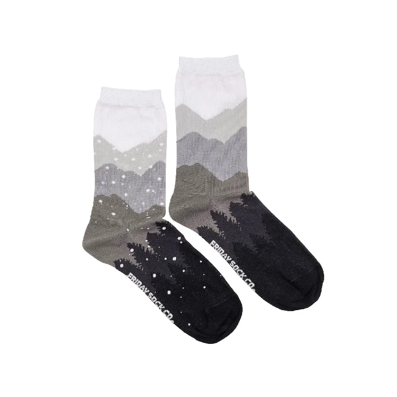 Socks with floral weave-Women's Mountain & Snow Socks