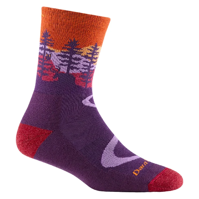 Socks with heel padding-Women's Northwoods Micro Crew Midweight Cushion Nightshade