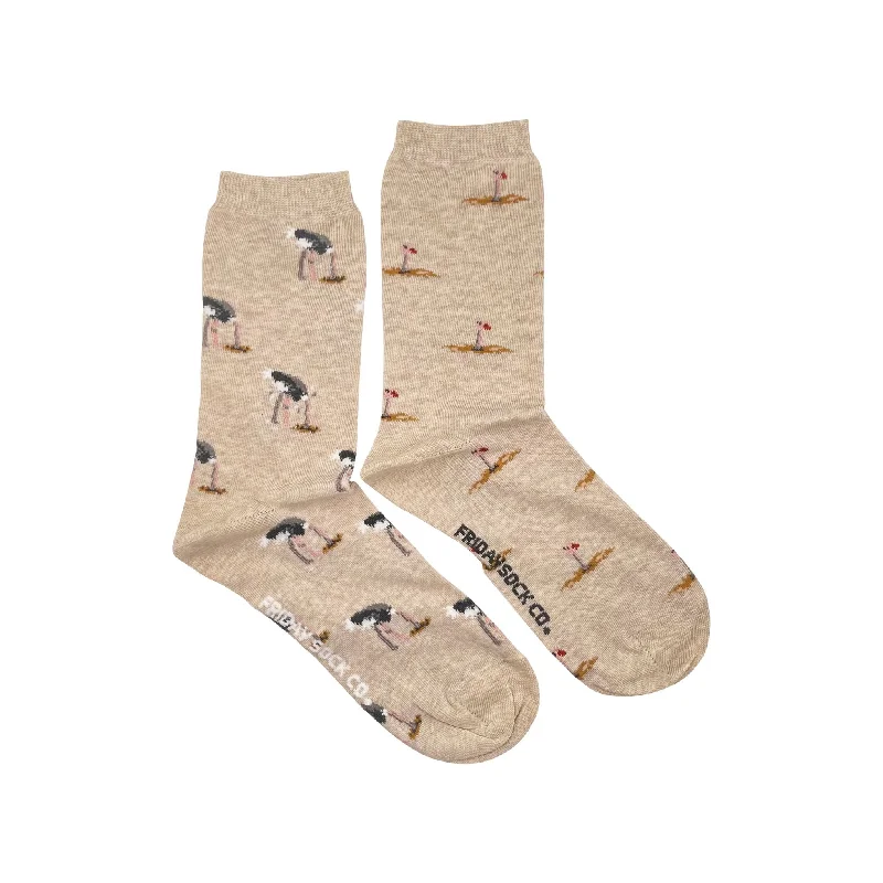 Summer silk socks-Women's Ostrich Socks