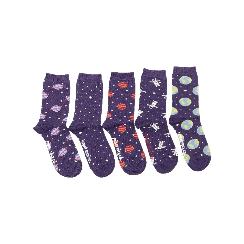 Custom silk socks-Women's Outer Space Laundry Box™