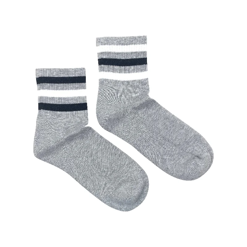 Black wool socks-Women's Perspective Athletic Socks