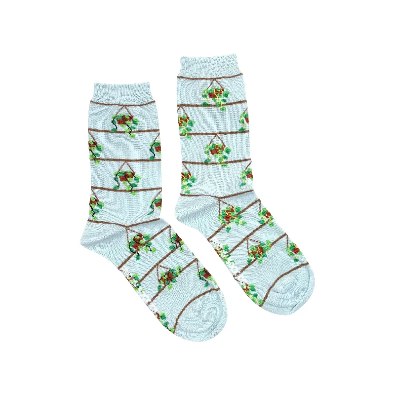 Blue athletic socks-Women's Pothos Socks