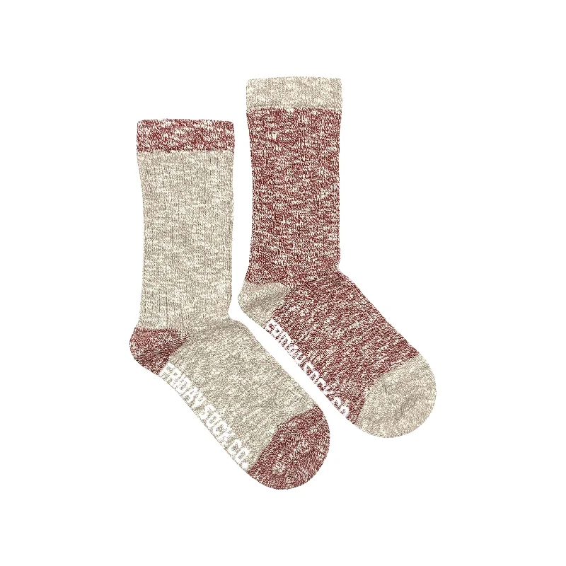 Socks with cushioned toes-Women's Sandalwood Camp Socks