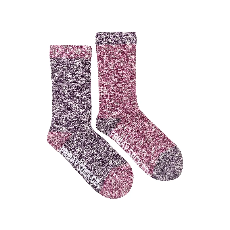 Ankle socks for casual outfits-Women's Wild Plum Camp Socks