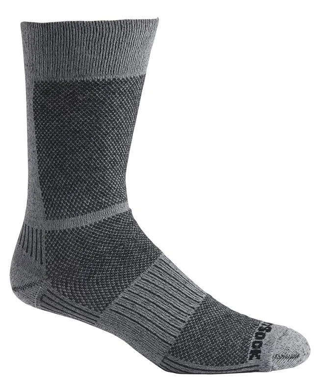 Socks with cushioned toes-Wrightsock Light Hike Anti Blister System - Crew