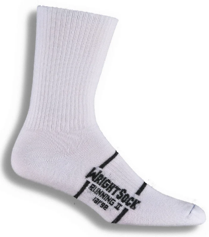 Socks with athletic grip-Wrightsock Running II - Crew