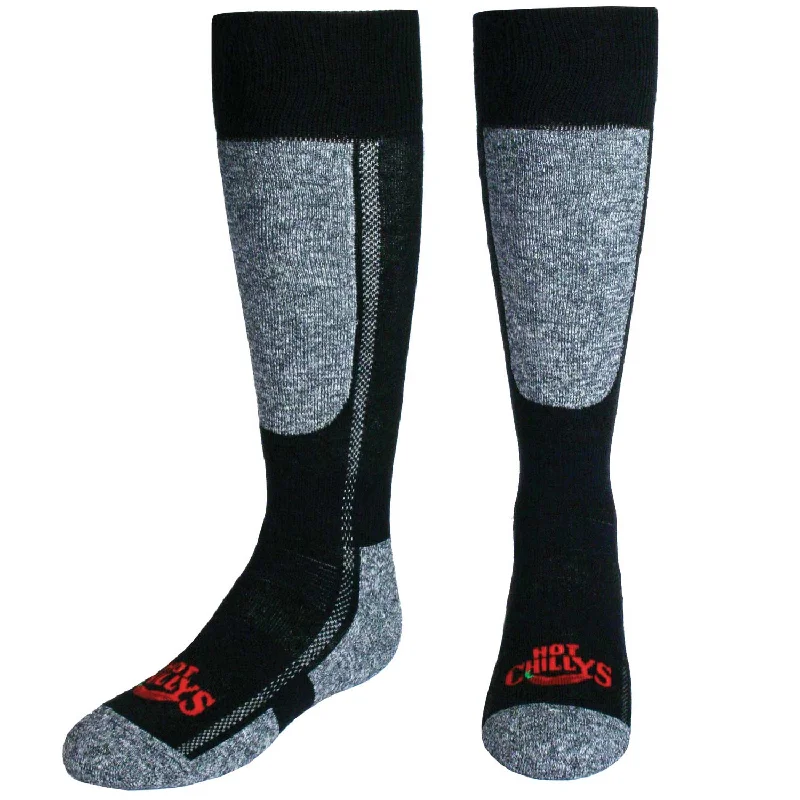 Brown athletic socks-Youth Classic Mid Volume Sock - Black/Heather