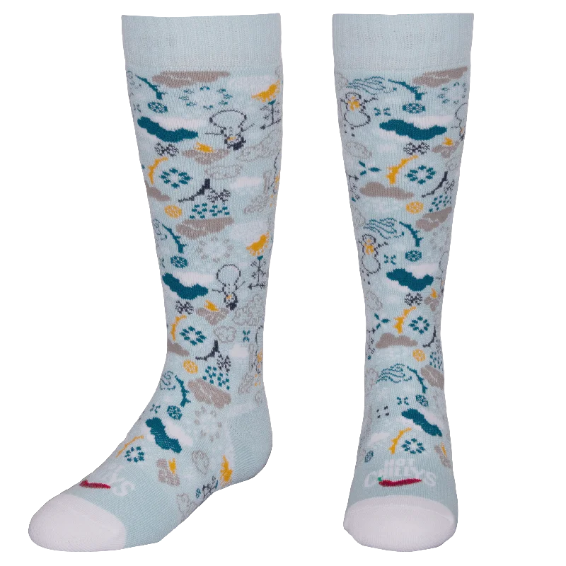 Handmade fleece socks-Youth Mid Volume Sock - Science of Weather